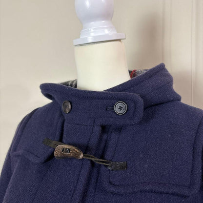 Aquascutum Coat Asian fit S US size XS Navy Authentic