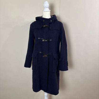 Aquascutum Coat Asian fit S US size XS Navy Authentic