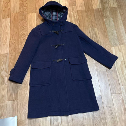 Aquascutum Coat Asian fit S US size XS Navy Authentic