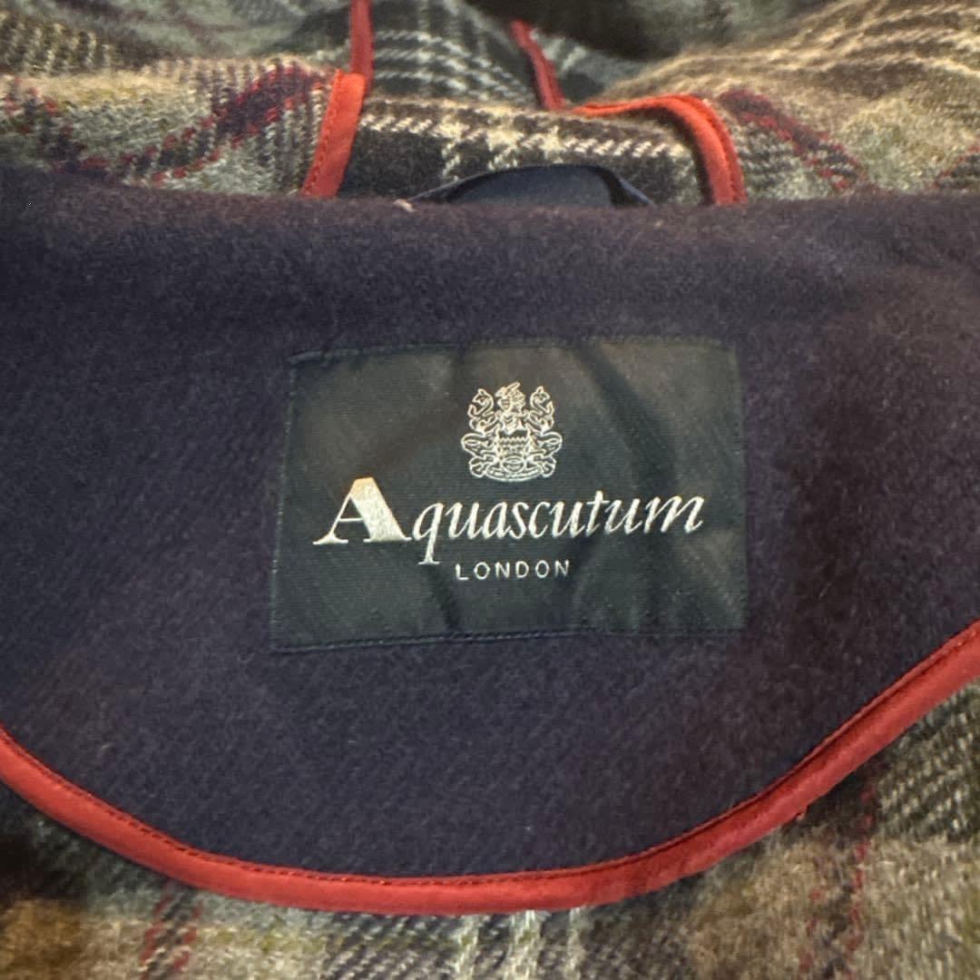 Aquascutum Coat Asian fit S US size XS Navy Authentic