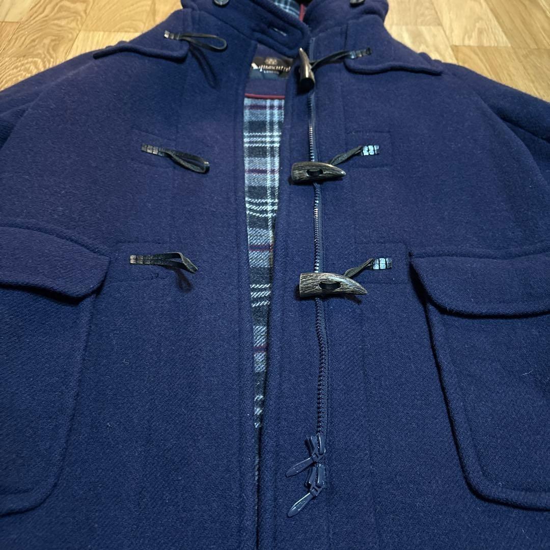 Aquascutum Coat Asian fit S US size XS Navy Authentic