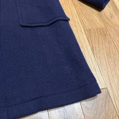 Aquascutum Coat Asian fit S US size XS Navy Authentic