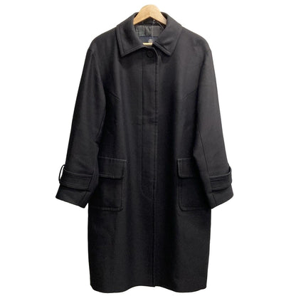 Aquascutum Long Coat size 10 Black Authentic
