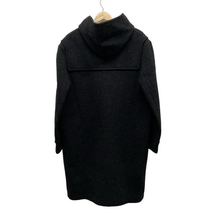 Aquascutum duffle coat Club Check Asian fit M US size S Dark Gray Authentic