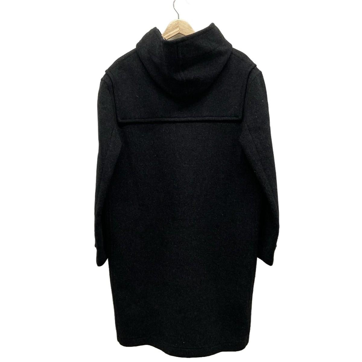 Aquascutum duffle coat Club Check Asian fit M US size S Dark Gray Authentic