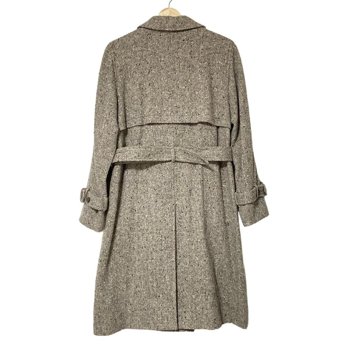 Aquascutum Long Coat size 7 Beige Authentic