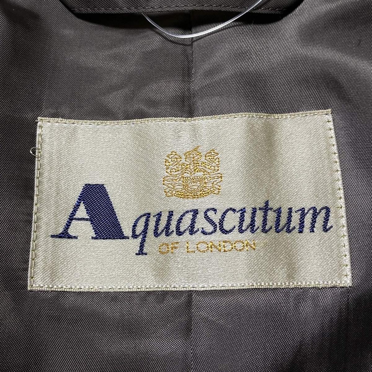 Aquascutum Long Coat size 7 Beige Authentic
