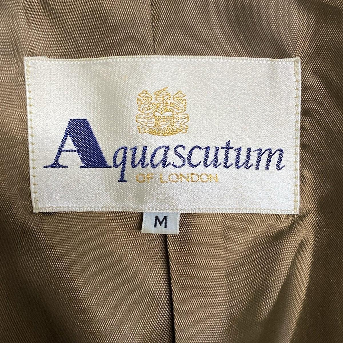 Aquascutum Coat Club Check Asian fit M US size S Multicolor Authentic