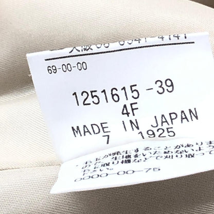 Aquascutum Long Wool Coat size 4F Brown Authentic