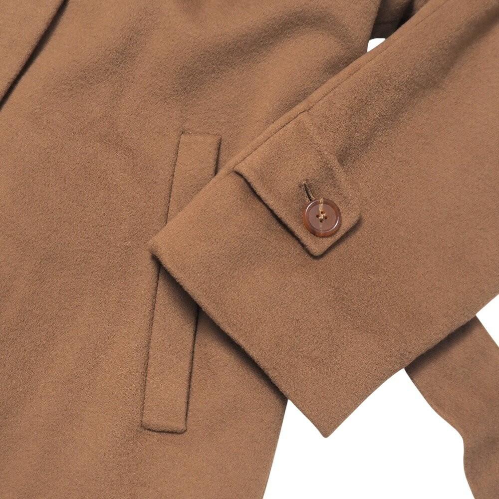 Aquascutum Long Coat size 7F Brown Authentic