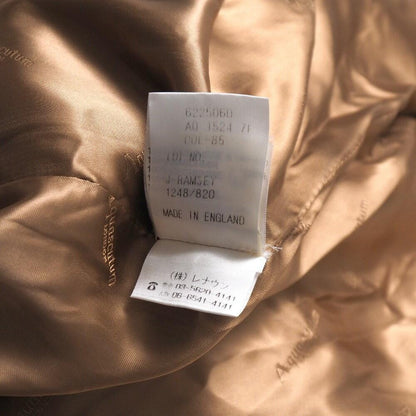 Aquascutum Long Coat size 7F Brown Authentic