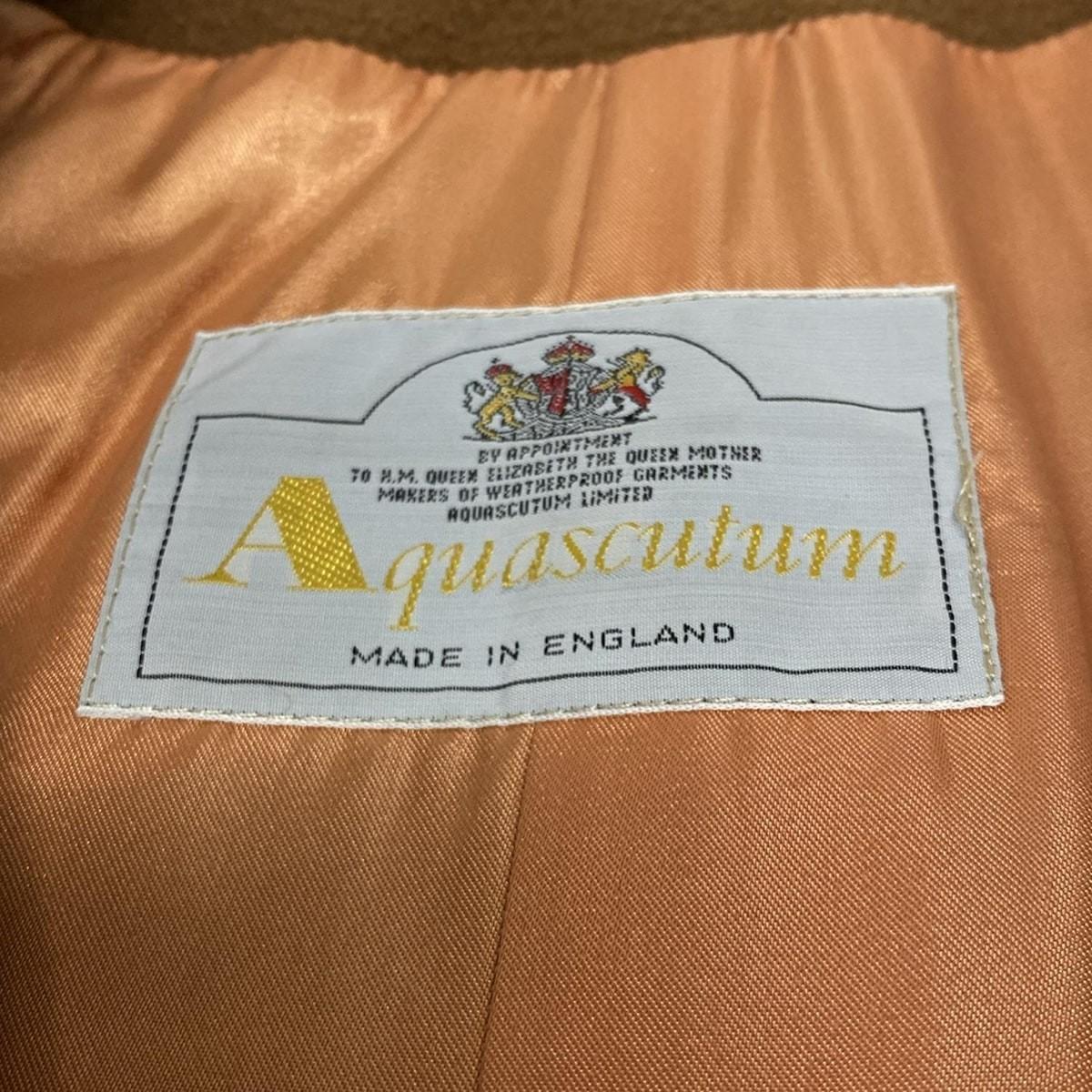 Aquascutum Coat Brown Authentic