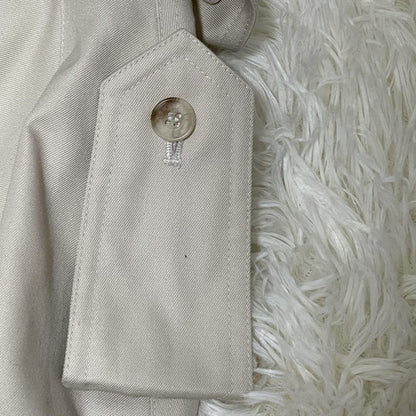 Aquascutum Trench Coat Club Check FREE SIZE Beige Authentic