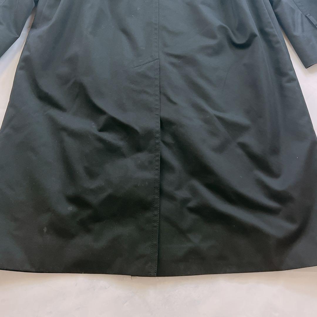 Aquascutum Trench Coat Club Check Asian fit M US size S Black Purple Authentic