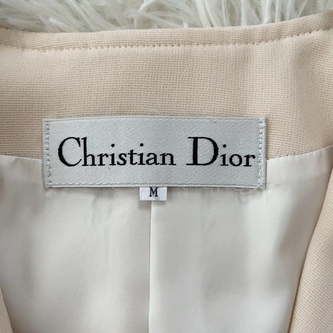 Christian Dior Tailored Jacket Asian fit M US size S Off White Authentic