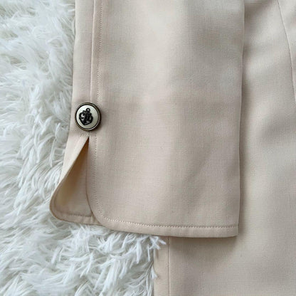 Christian Dior Tailored Jacket Asian fit M US size S Off White Authentic