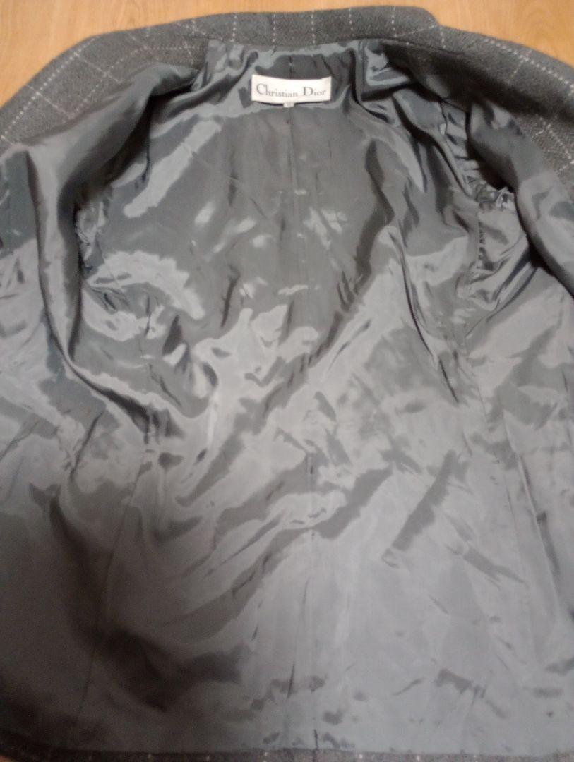 Christian Dior Tailored Jacket Asian fit L US size M Gray Authentic