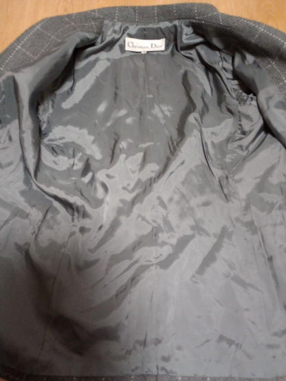 Christian Dior Tailored Jacket Asian fit L US size M Gray Authentic