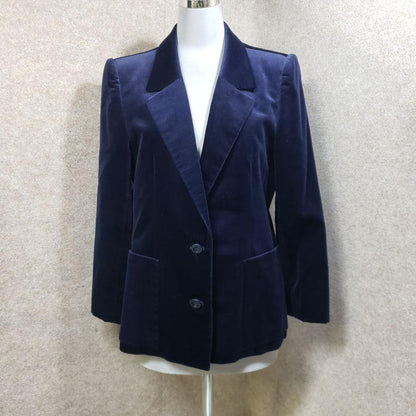 Christian Dior Tailored Jacket Asian fit M US size S Royal Blue Authentic