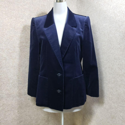 Christian Dior Tailored Jacket Asian fit M US size S Royal Blue Authentic