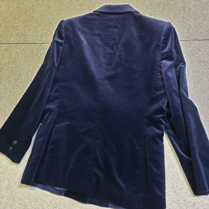 Christian Dior Tailored Jacket Asian fit M US size S Royal Blue Authentic