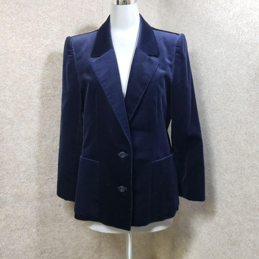 Christian Dior Tailored Jacket Asian fit M US size S Royal Blue Authentic