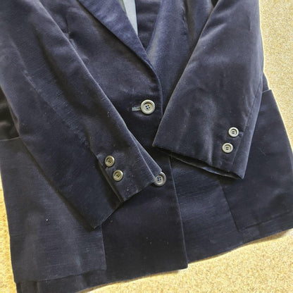 Christian Dior Tailored Jacket Asian fit M US size S Royal Blue Authentic