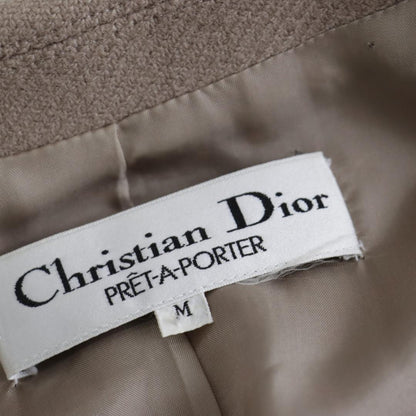 Christian Dior Tailored Jacket Asian fit M US size S Wool Light Brown Authentic