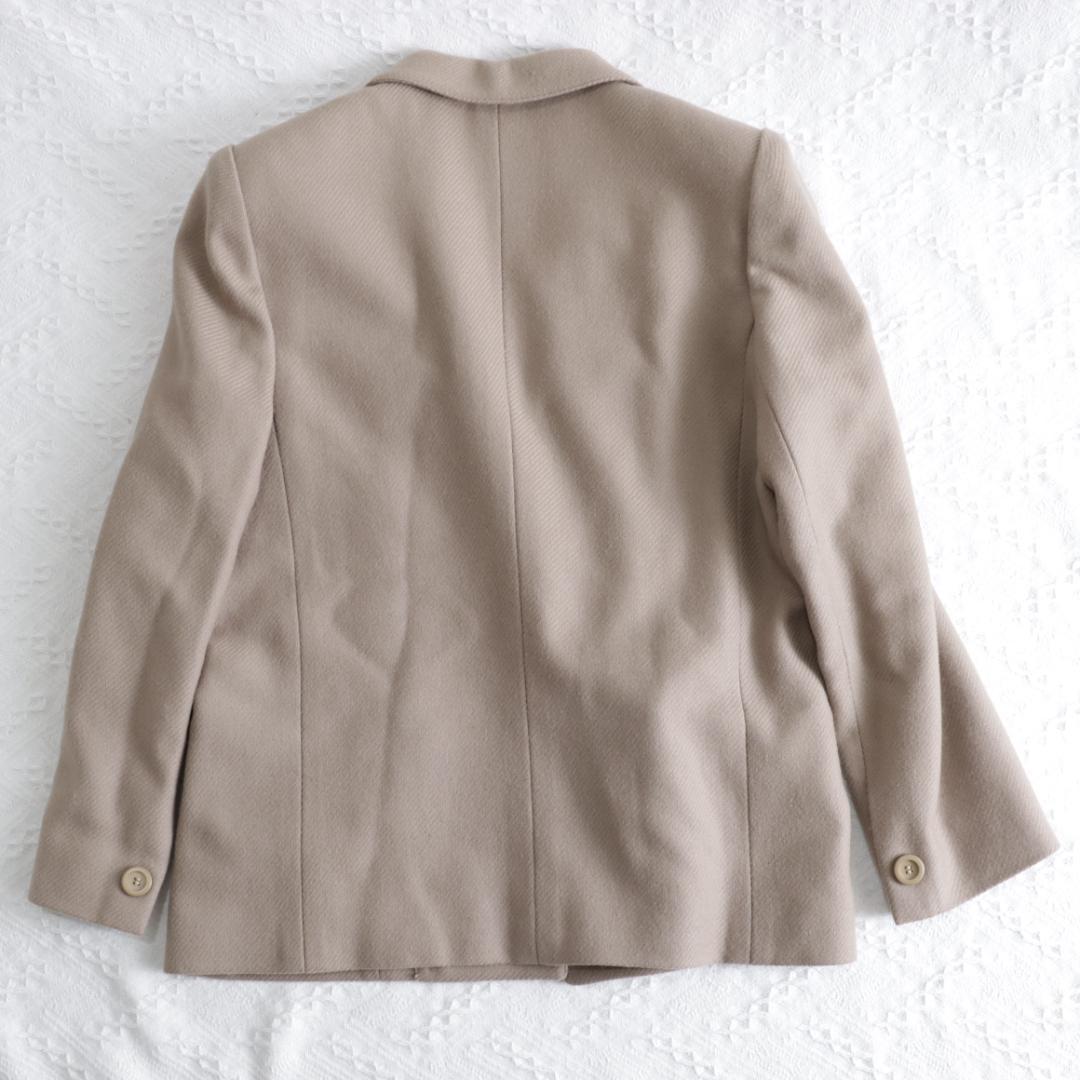 Christian Dior Tailored Jacket Asian fit M US size S Wool Light Brown Authentic