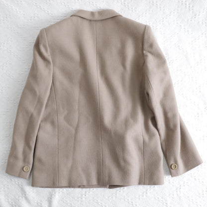 Christian Dior Tailored Jacket Asian fit M US size S Wool Light Brown Authentic