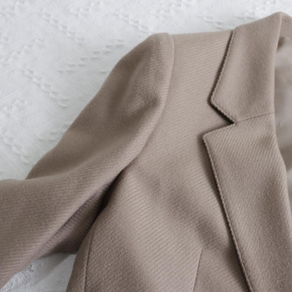 Christian Dior Tailored Jacket Asian fit M US size S Wool Light Brown Authentic