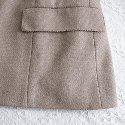 Christian Dior Tailored Jacket Asian fit M US size S Wool Light Brown Authentic