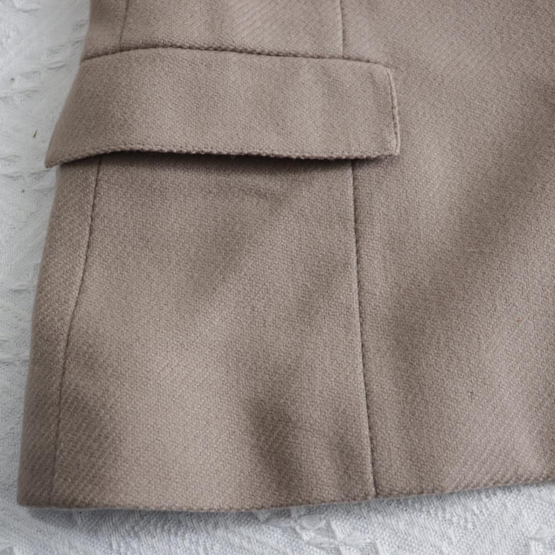 Christian Dior Tailored Jacket Asian fit M US size S Wool Light Brown Authentic