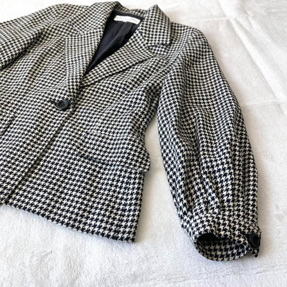 Christian Dior Tailored Jacket Asian fit M US size S White Black Authentic