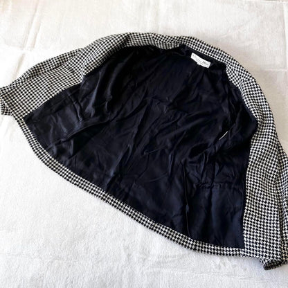 Christian Dior Tailored Jacket Asian fit M US size S White Black Authentic