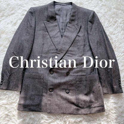 Christian Dior Tailored Jacket Asian fit M US size S Gray Authentic