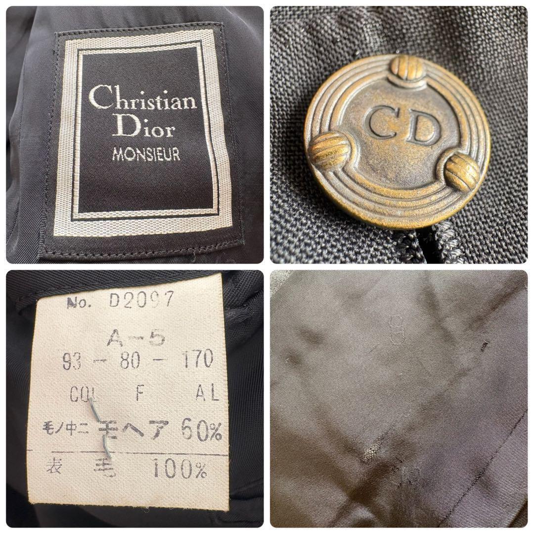 Christian Dior Tailored Jacket Asian fit L US size M Dark Navy Authentic