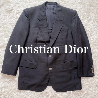Christian Dior Tailored Jacket Asian fit L US size M Dark Navy Authentic