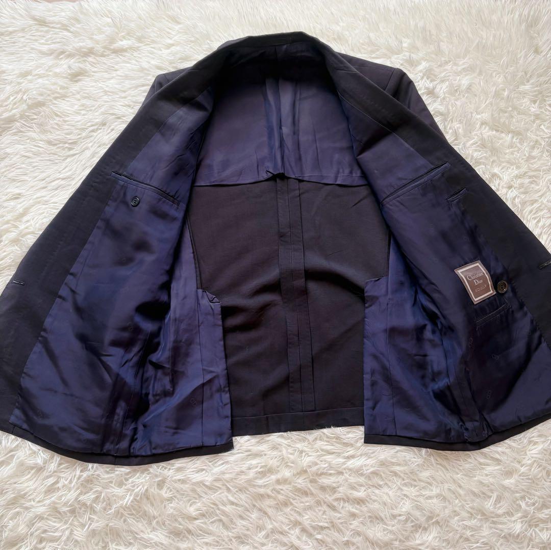 Christian Dior Tailored Jacket Asian fit M US size S Navy Authentic