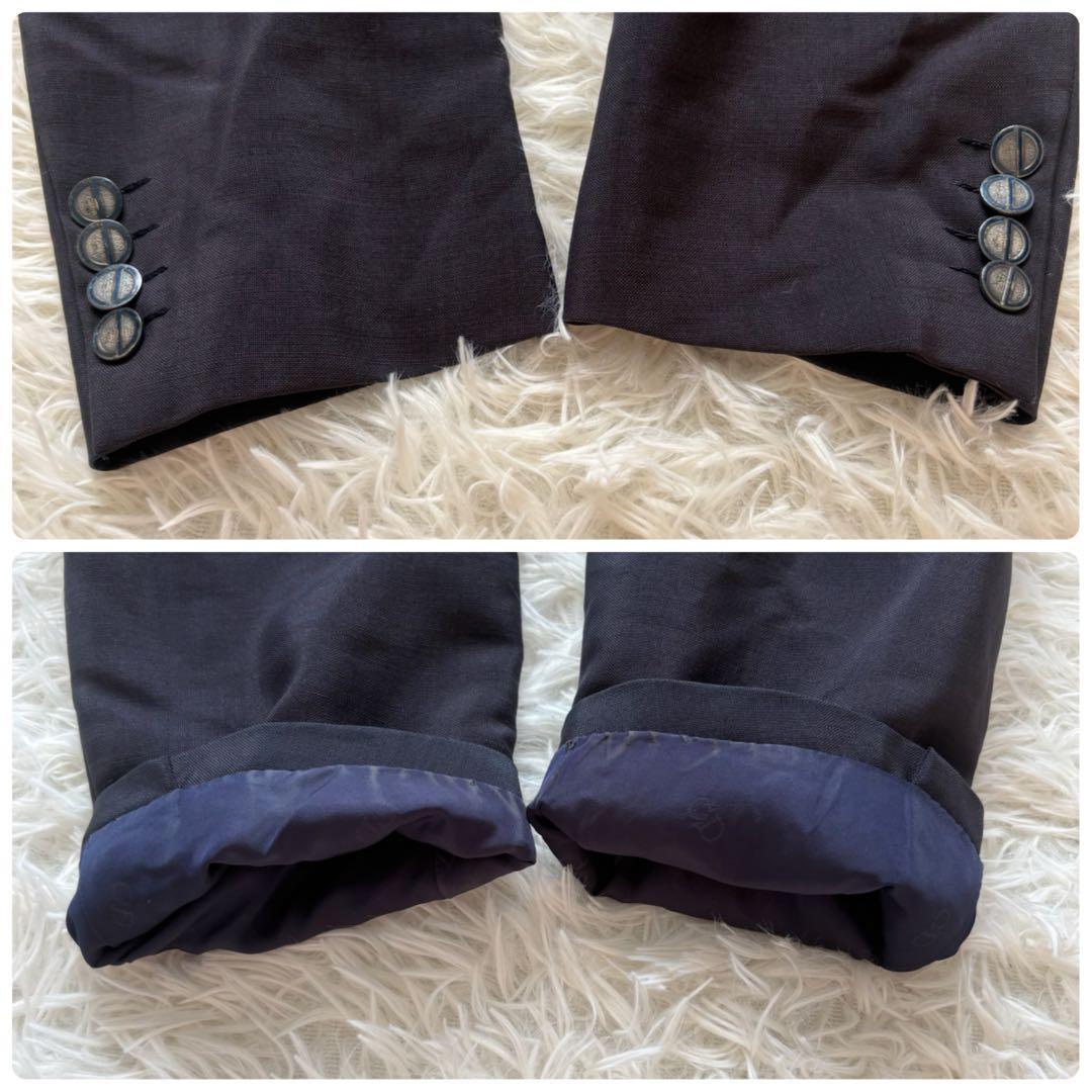 Christian Dior Tailored Jacket Asian fit M US size S Navy Authentic