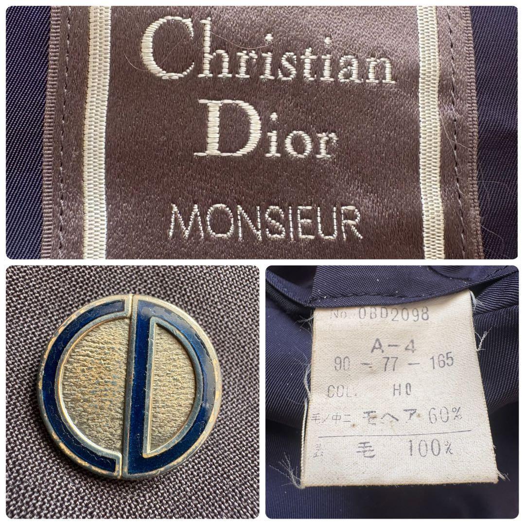 Christian Dior Tailored Jacket Asian fit M US size S Navy Authentic