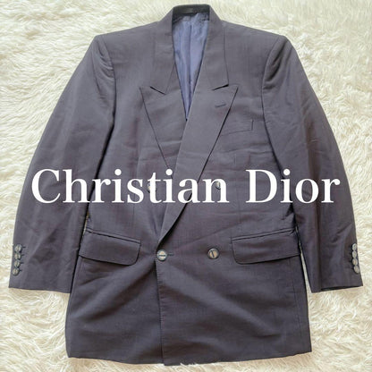 Christian Dior Tailored Jacket Asian fit M US size S Navy Authentic