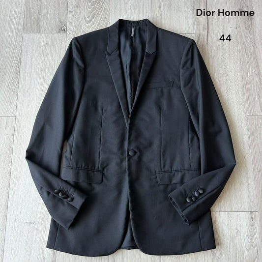 Dior Homme Tailored Jacket Asian fit S US size XS Black Authentic