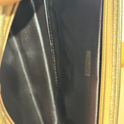 FENDI Clutch Bag Second Bag FF Zucca Brown Authentic