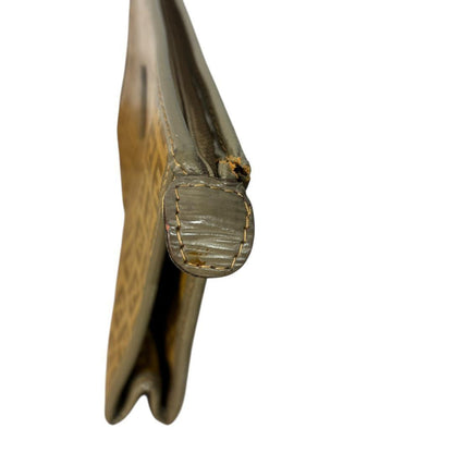 FENDI Clutch Bag Second Bag FF Zucca Brown Authentic