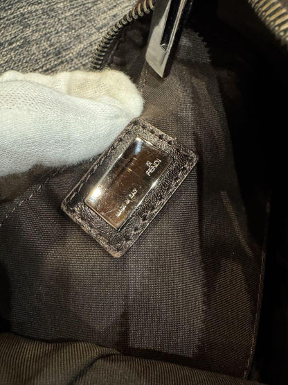 FENDI Hand Shoulder Bag Tote Purse FF Zucca Authentic