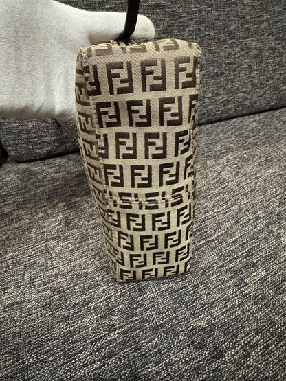 FENDI Hand Shoulder Bag Tote Purse FF Zucca Authentic