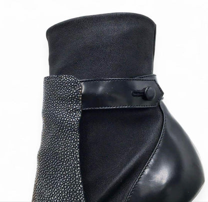 FENDI Short Boots Shoes EU 35.5 US 5.5 Leather Authentic