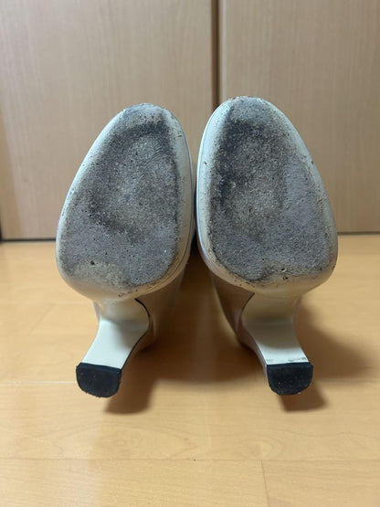 FENDI Long Boots Shoes EU 36 US 6 Champagne Gold Authentic