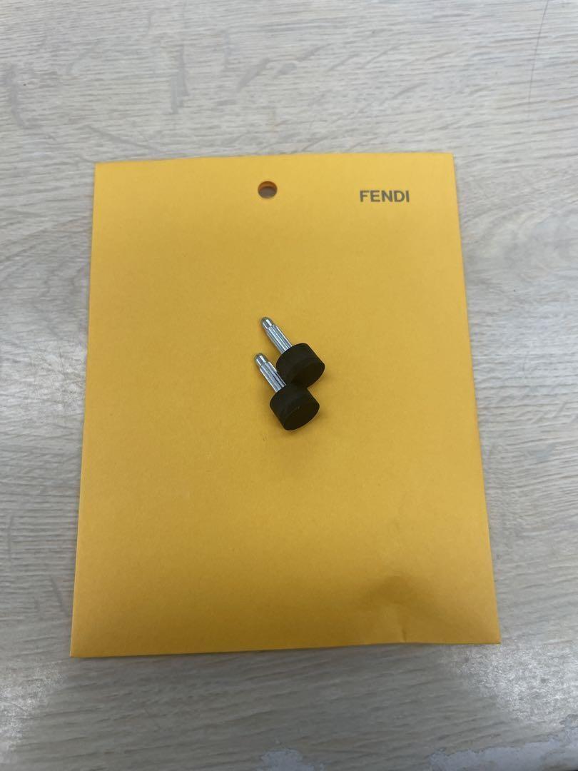 FENDI Short Boots Shoes EU 36.5 US 6.5 Leather Black Authentic